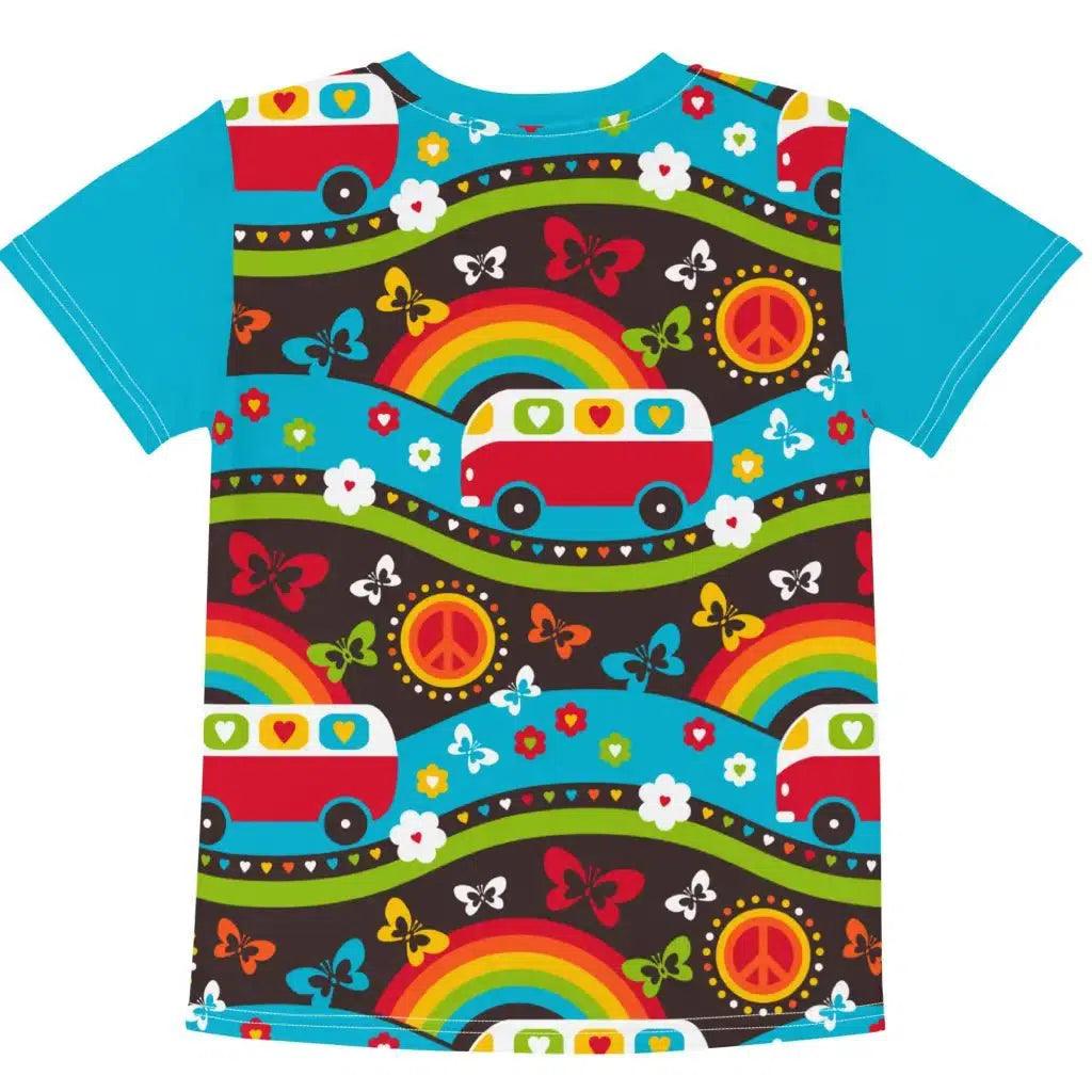 HIPPIE DAY rainbow - Kids' T-Shirt - SHALMIAK