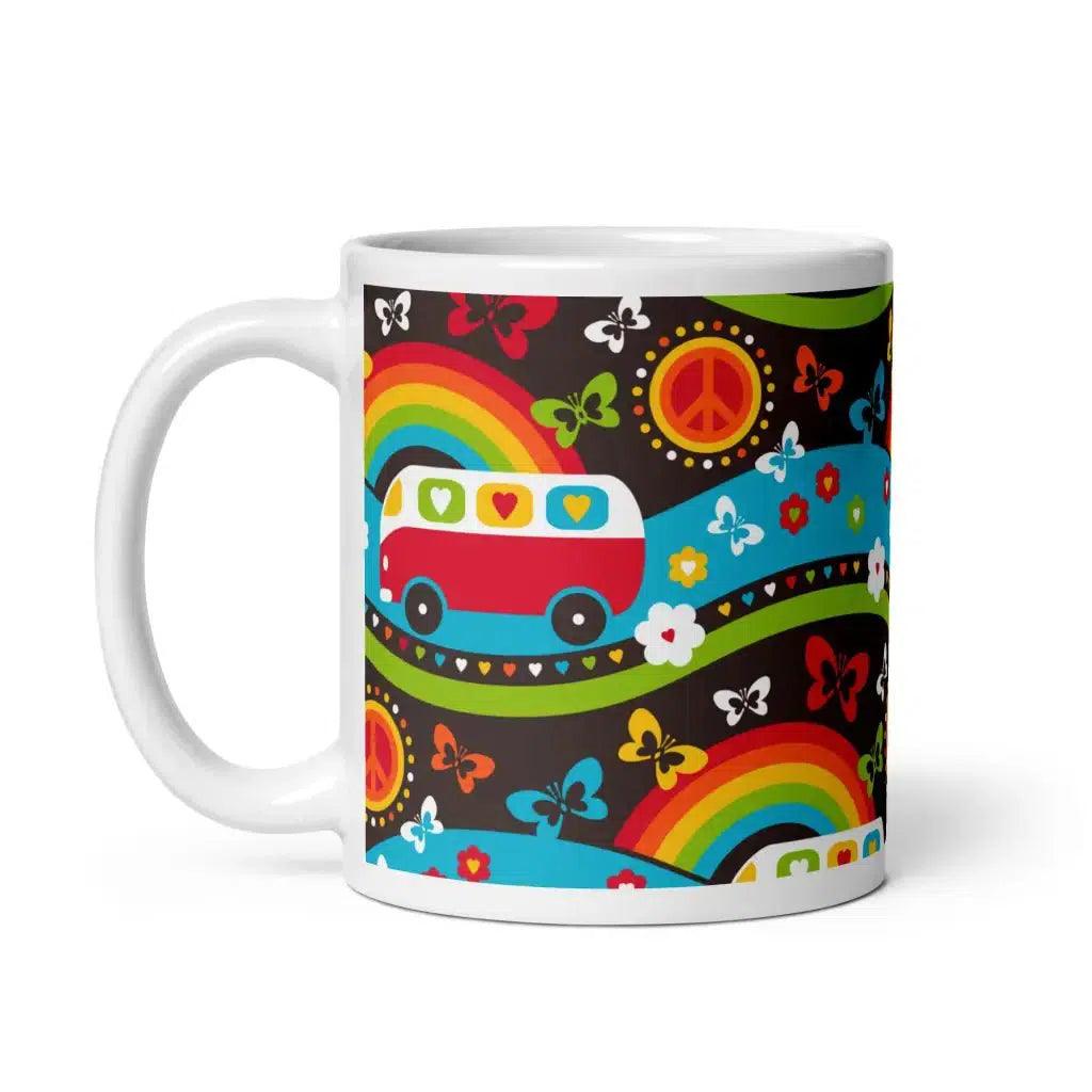 HIPPIE DAY rainbow - Mug - SHALMIAK
