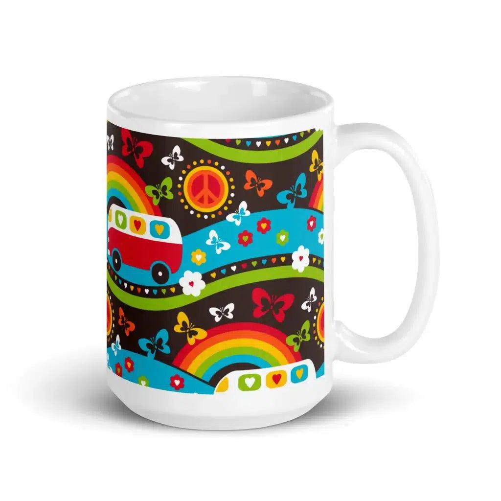 HIPPIE DAY rainbow - Mug - SHALMIAK