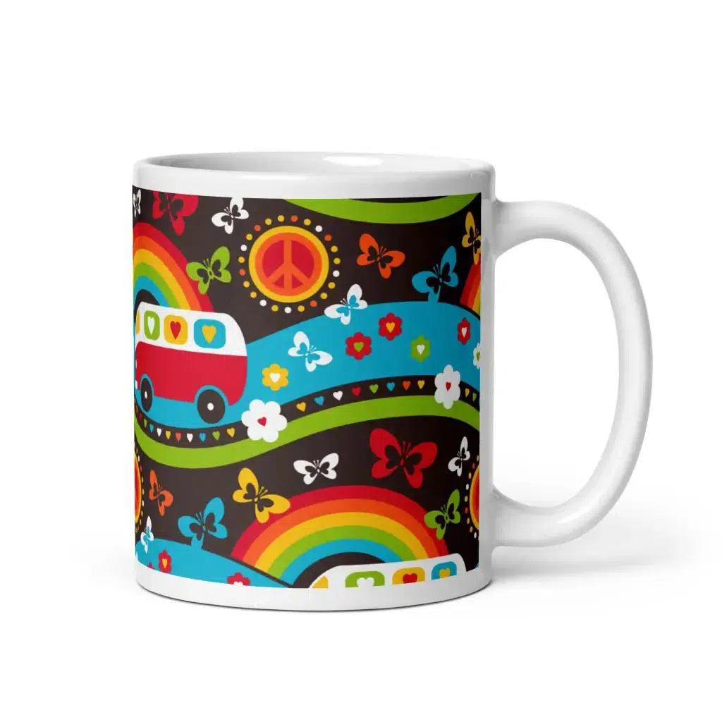 HIPPIE DAY rainbow - Mug - SHALMIAK