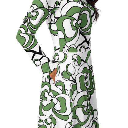 JUBILEE simply green - Midi Dress With Pockets - SHALMIAK