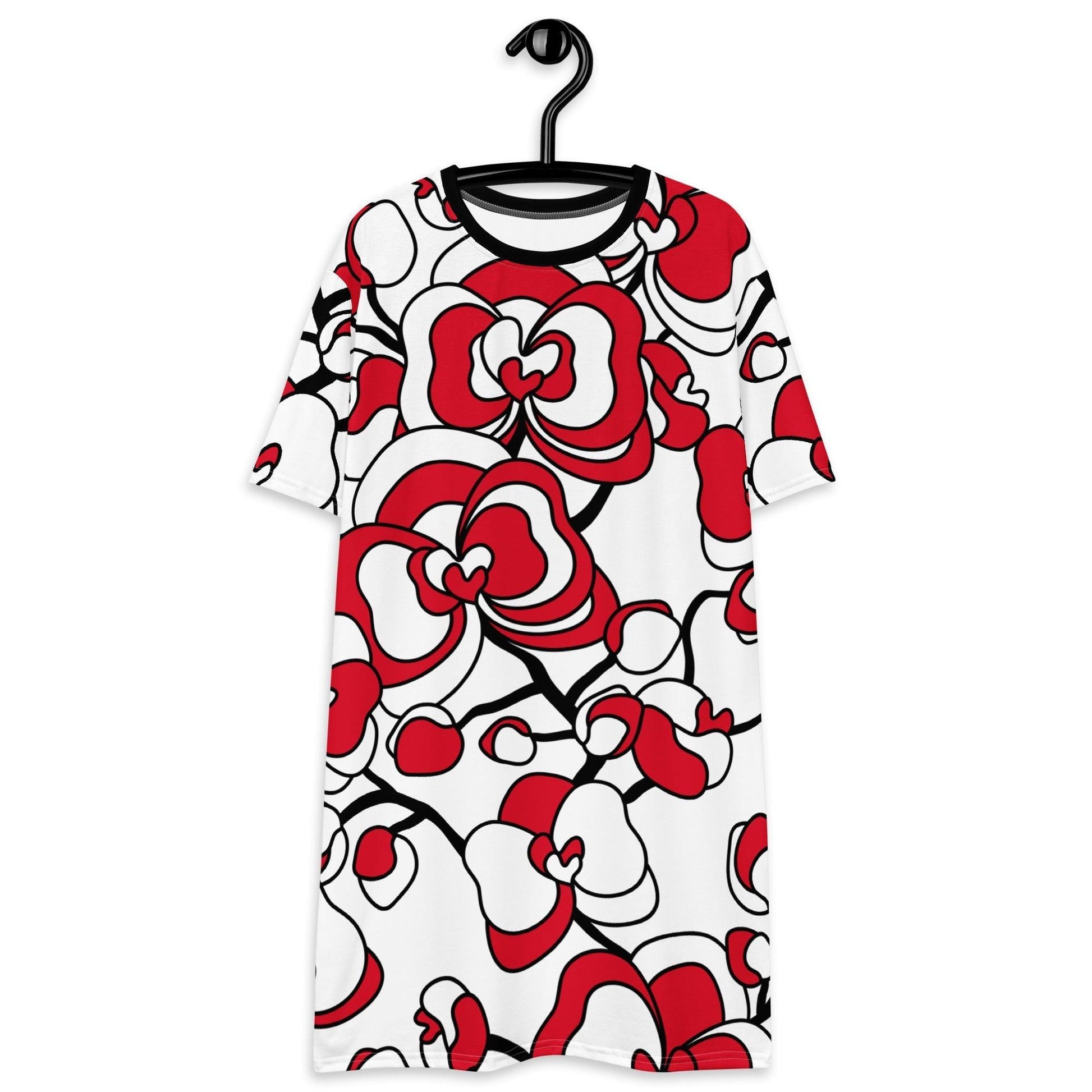 JUBILEE simply red - T-Shirt Dress - SHALMIAK