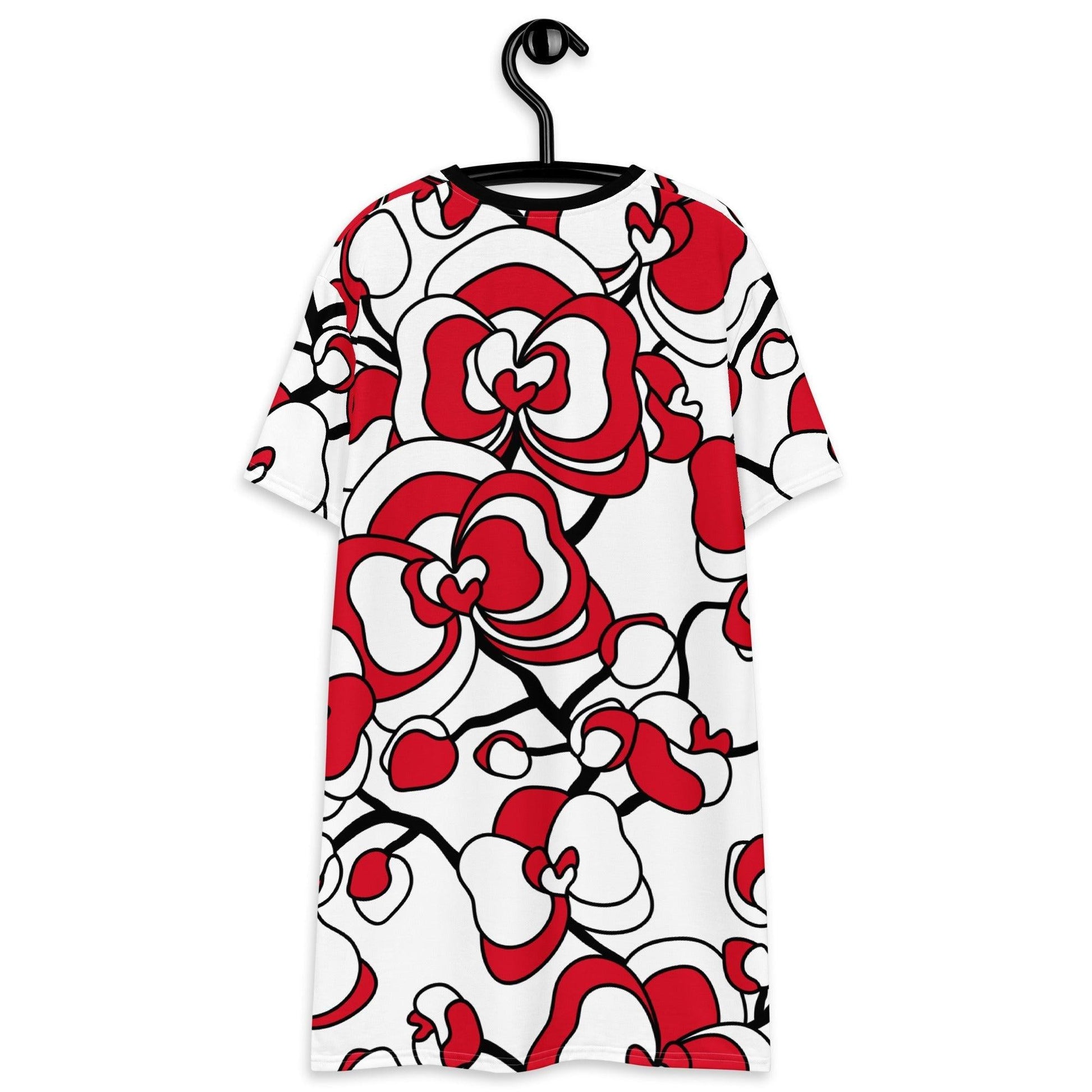 JUBILEE simply red - T-Shirt Dress - SHALMIAK