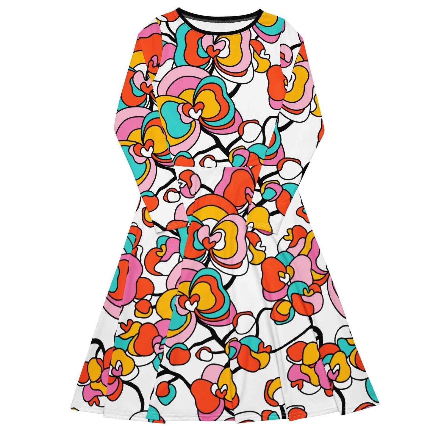 JUBILEE white - Midi Dress With Pockets - SHALMIAK