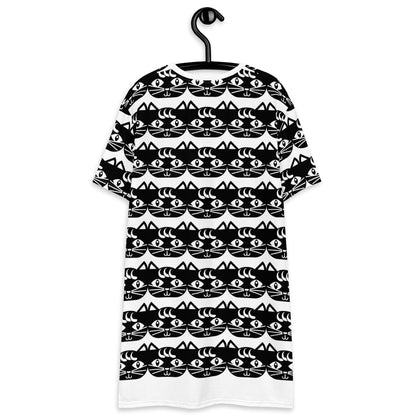 JUST MAU bw - T-Shirt Dress - SHALMIAK