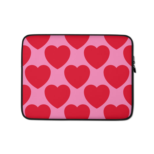 Laptop Sleeve - ELLIE LOVE red