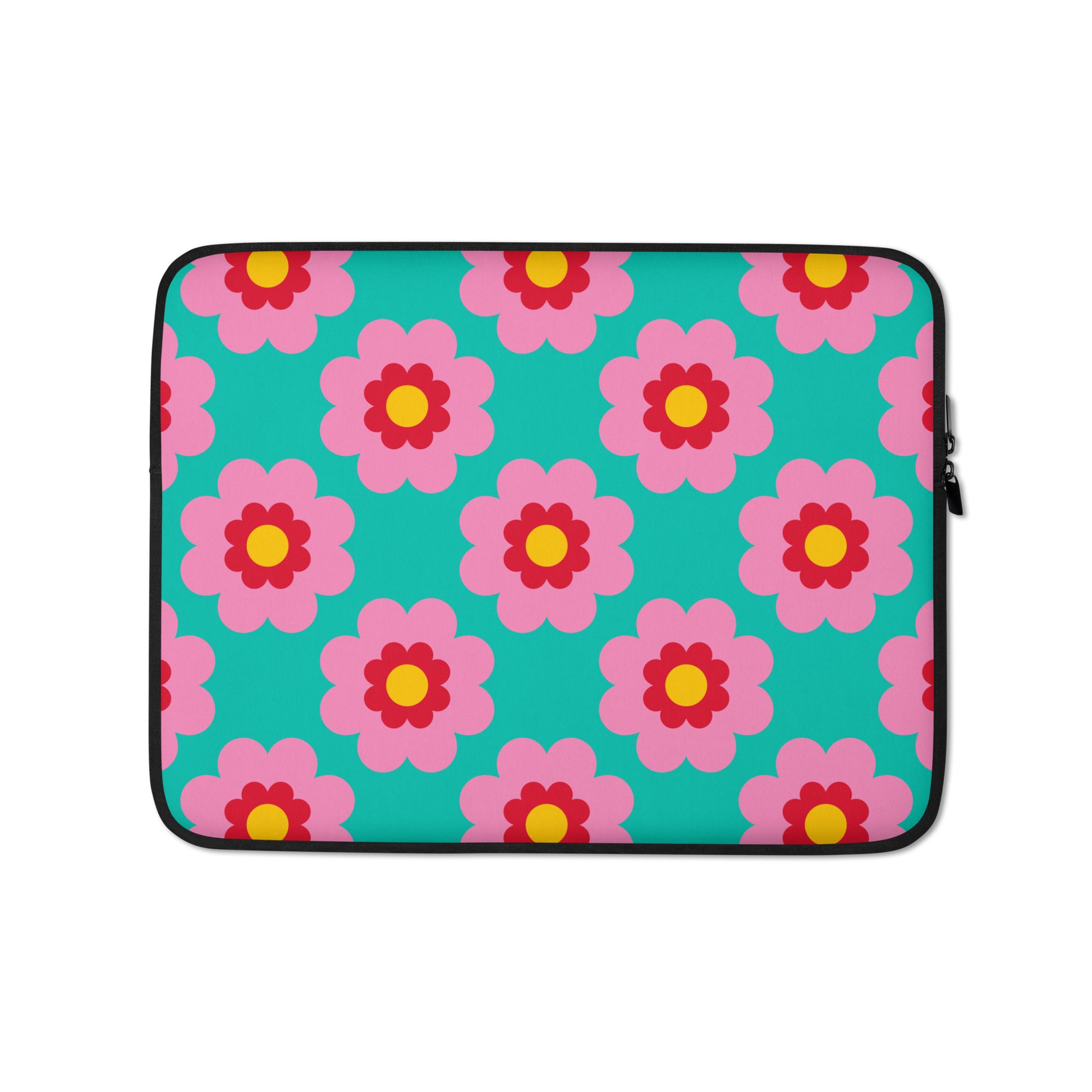 FANCY BLOOM pink mint - Laptop Sleeve