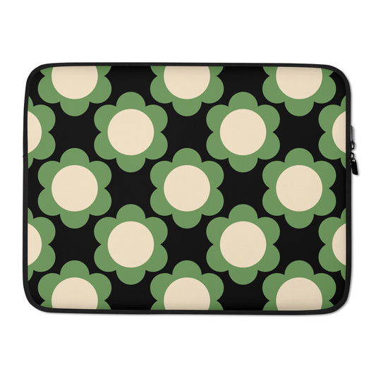Laptop Sleeve - ELLIE green black