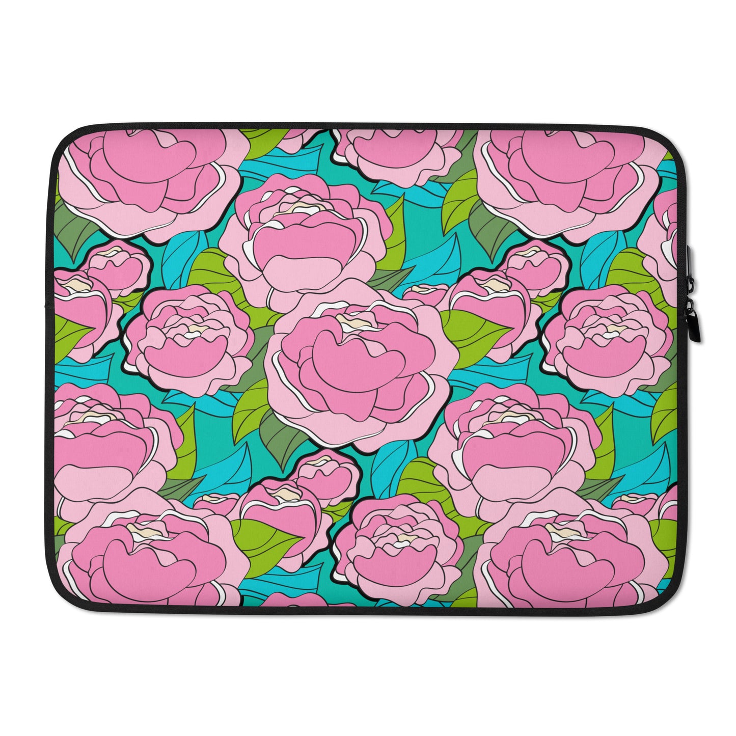 Laptop Sleeve - BE MY ONLY pink turquoise