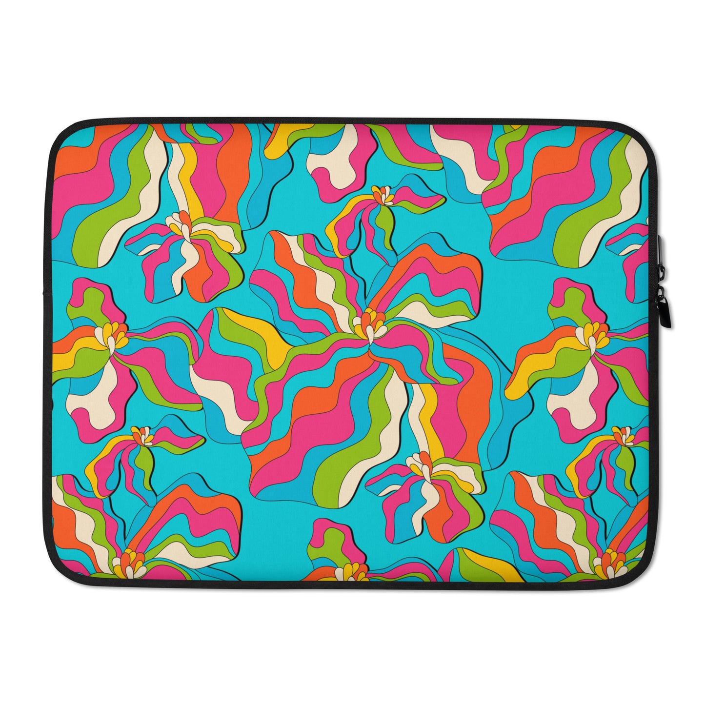 Laptop Sleeve - SASSY IRIS turquoise