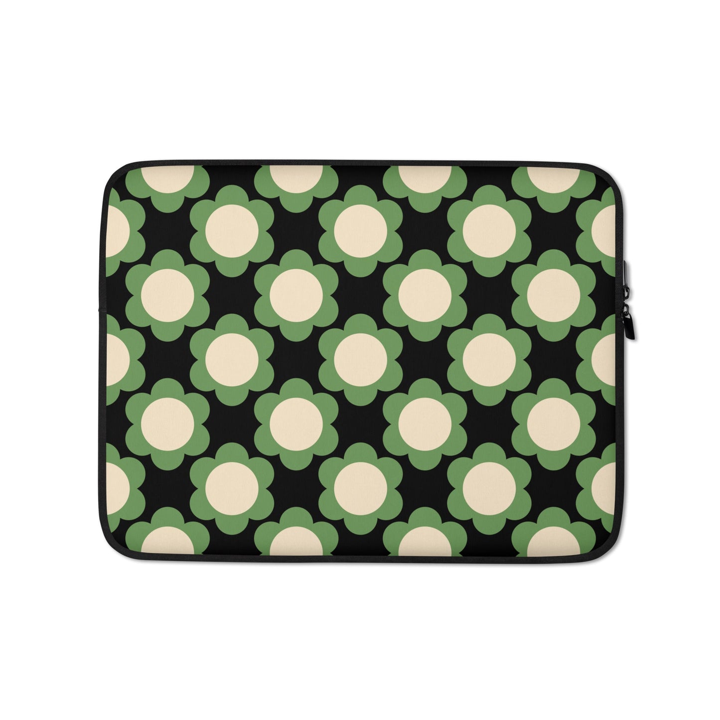 Laptop Sleeve - ELLIE green black - SHALMIAK