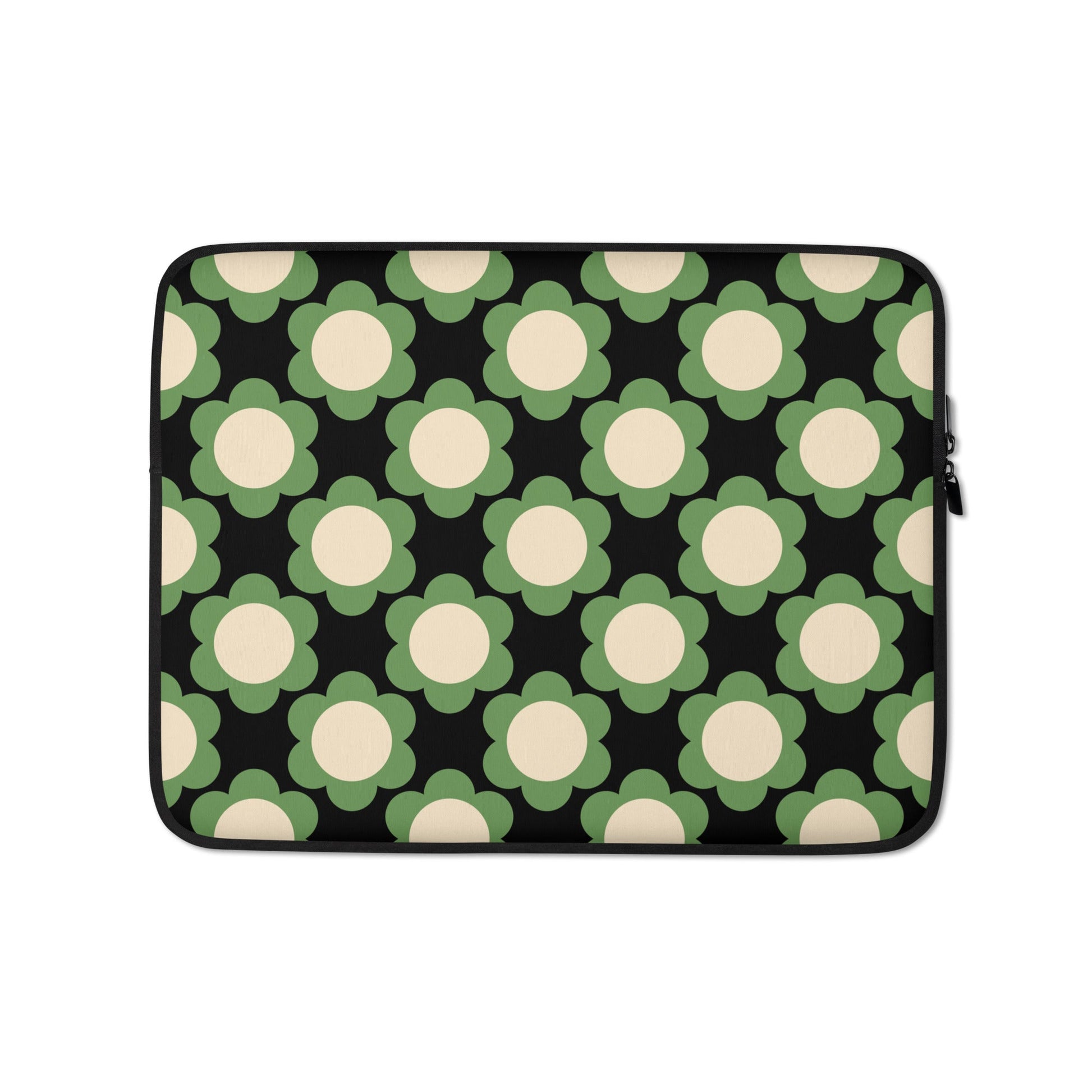 Laptop Sleeve - ELLIE green black - SHALMIAK