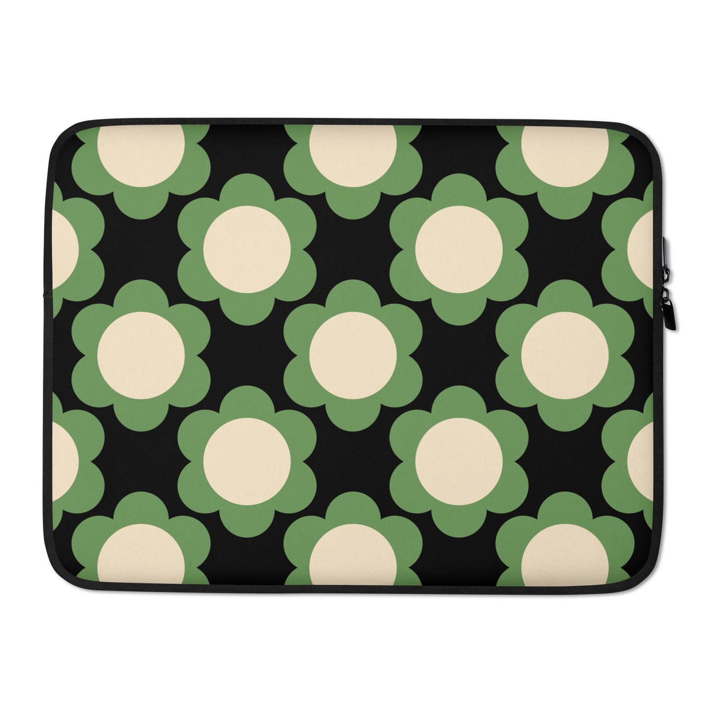 Laptop Sleeve - ELLIE green black - SHALMIAK