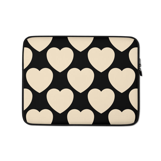 Laptop Sleeve - ELLIE LOVE black - SHALMIAK
