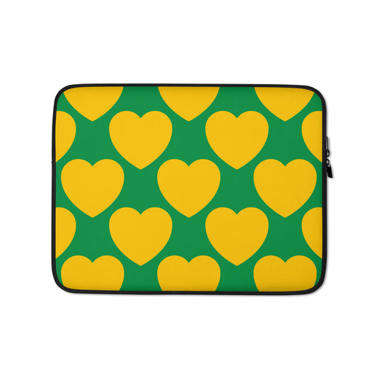 Laptop Sleeve - ELLIE LOVE green - SHALMIAK