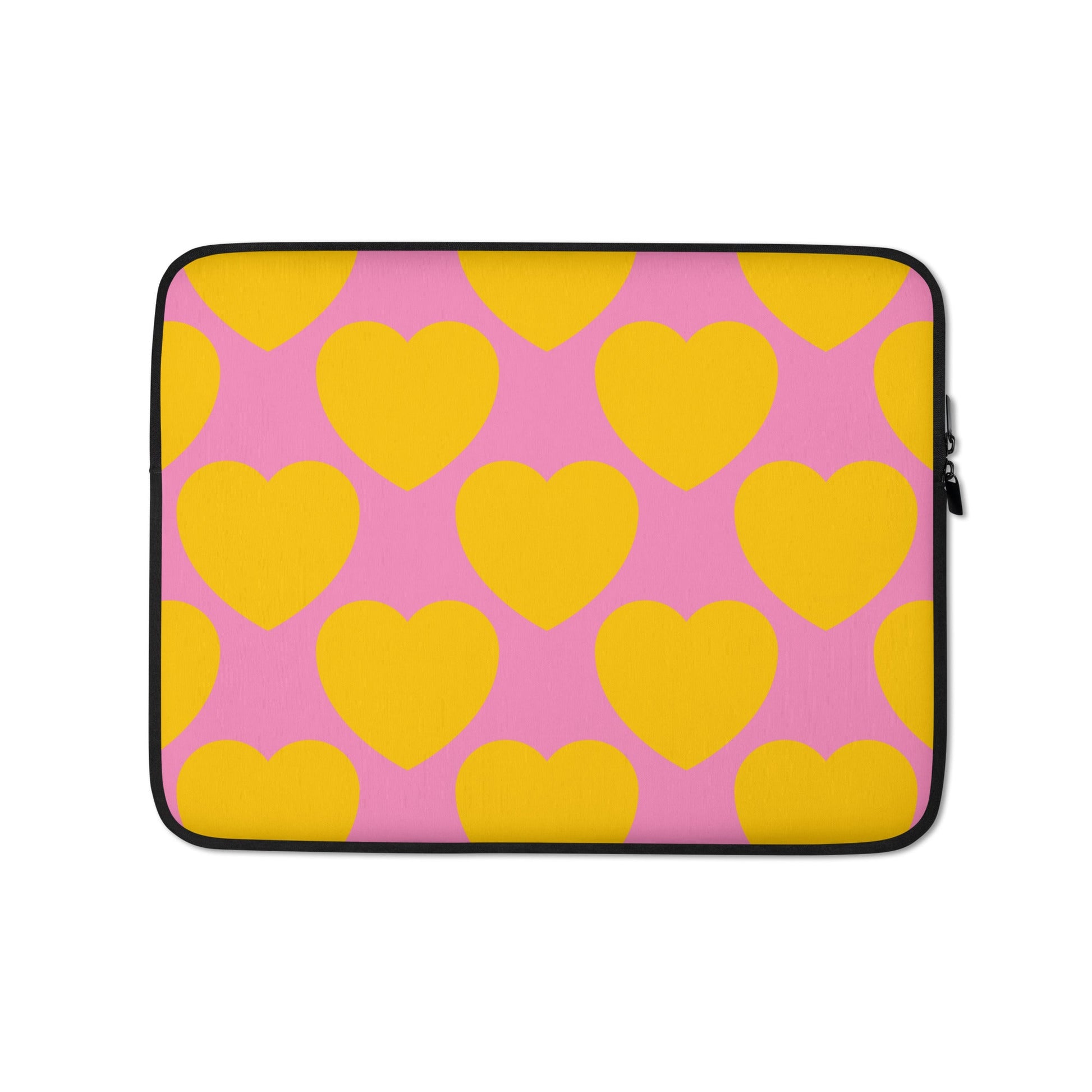 Laptop Sleeve - ELLIE LOVE yellow pink - SHALMIAK