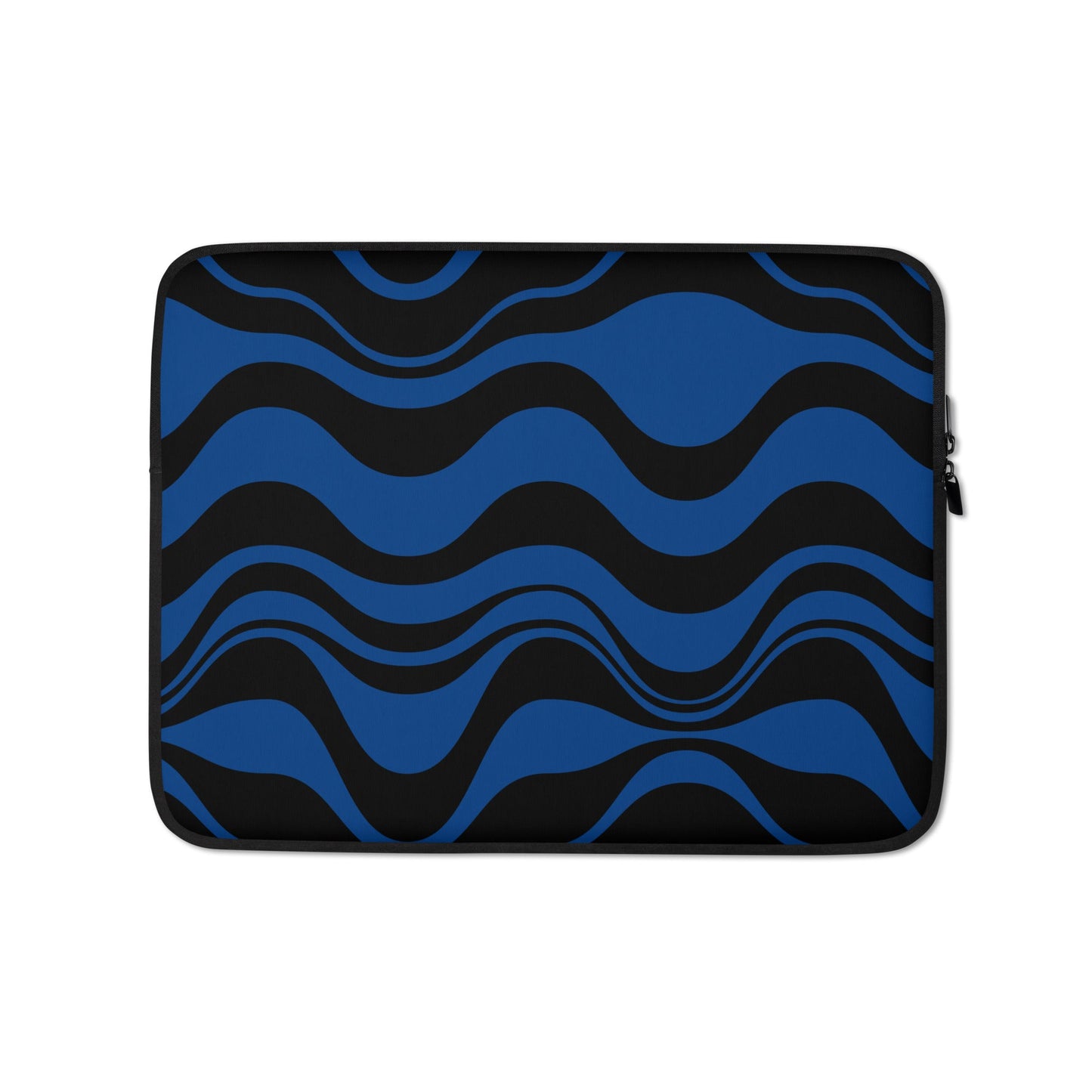 Laptop Sleeve - ENERGY WAVES blue black - SHALMIAK