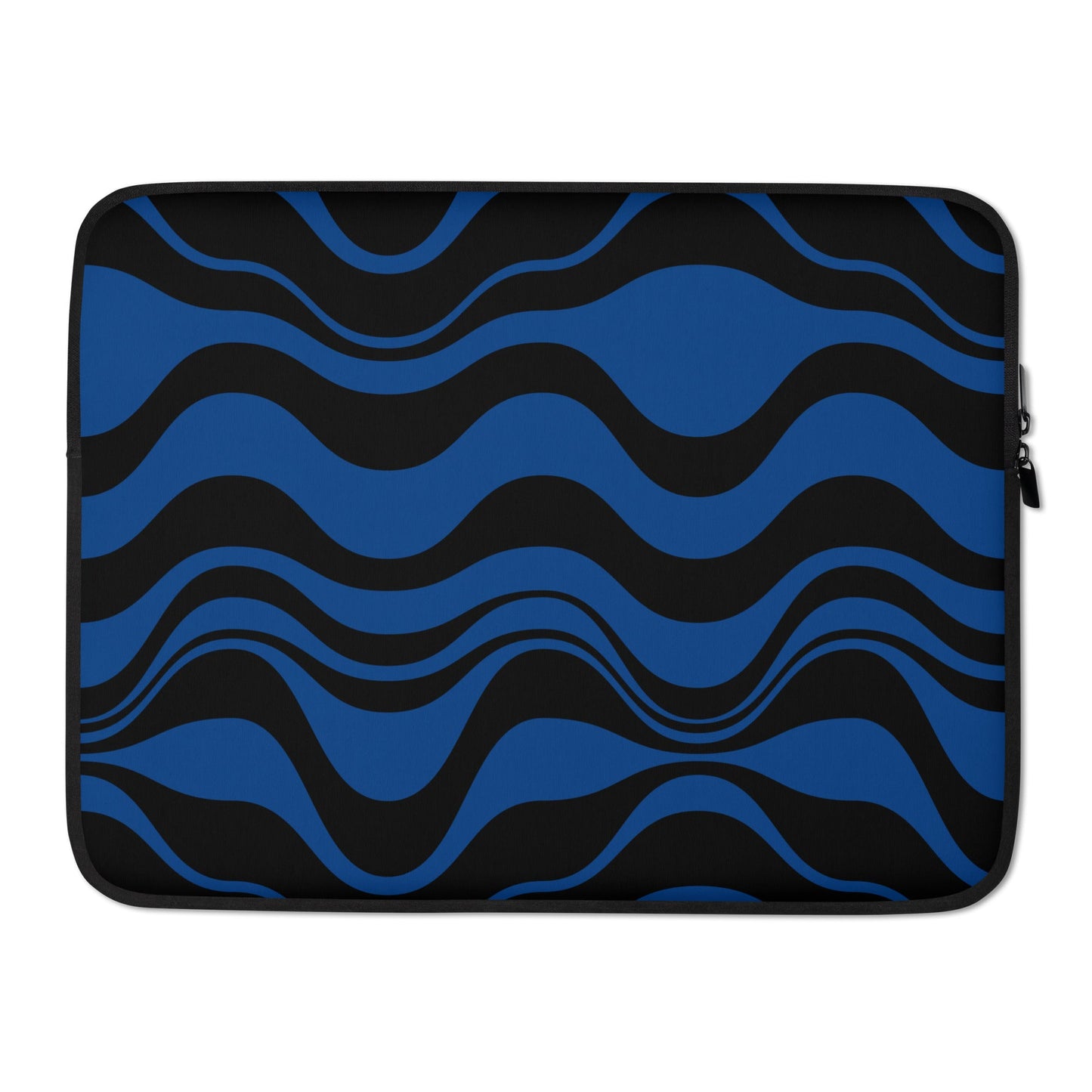 Laptop Sleeve - ENERGY WAVES blue black - SHALMIAK