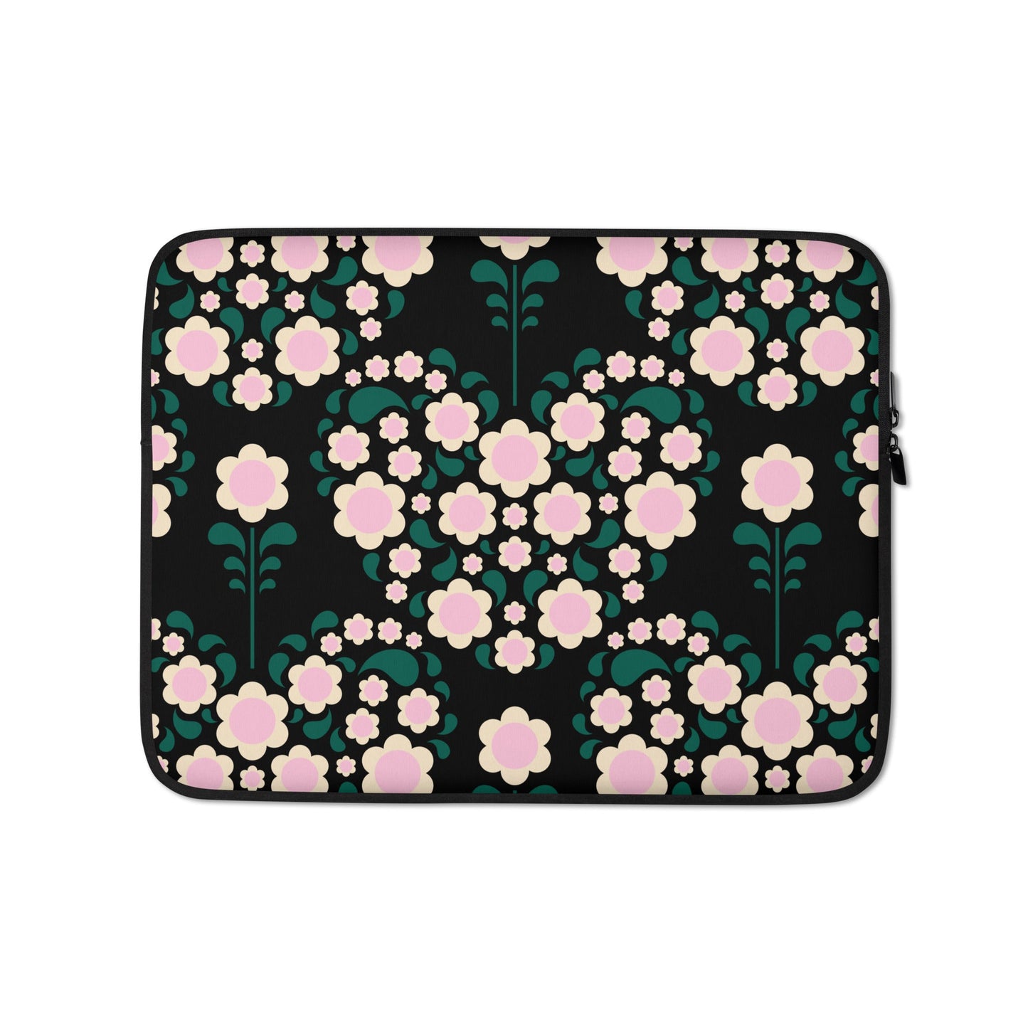 Laptop Sleeve - HEARTBEAT pink black - SHALMIAK