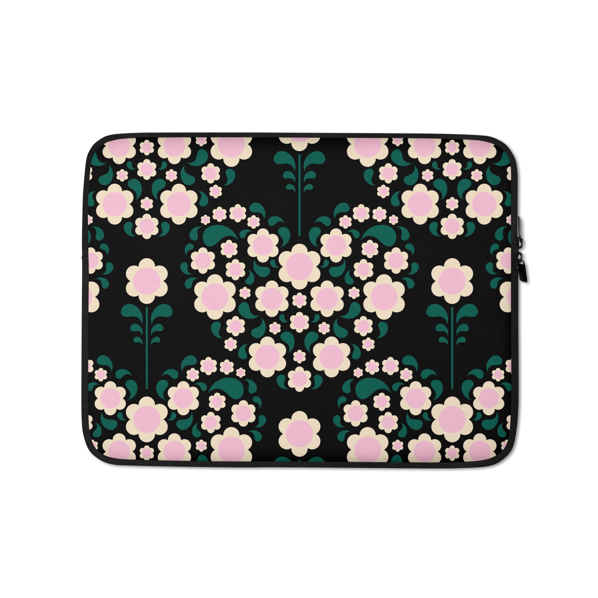 Laptop Sleeve - HEARTBEAT pink black - SHALMIAK
