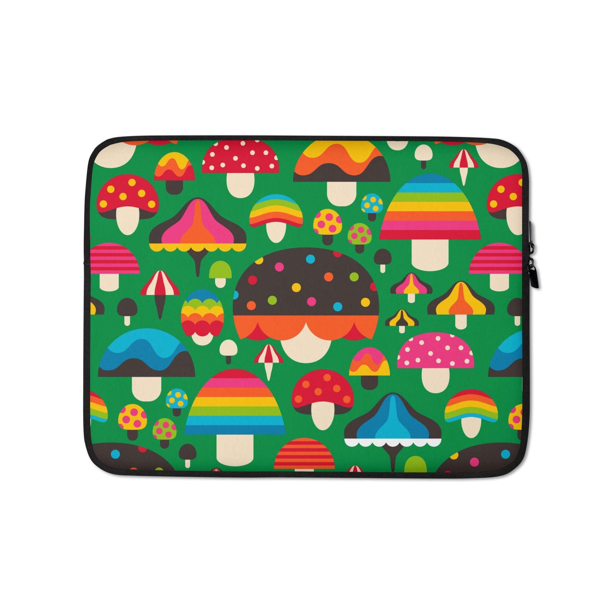 Laptop Sleeve - MUSHROOM MANIA green - SHALMIAK
