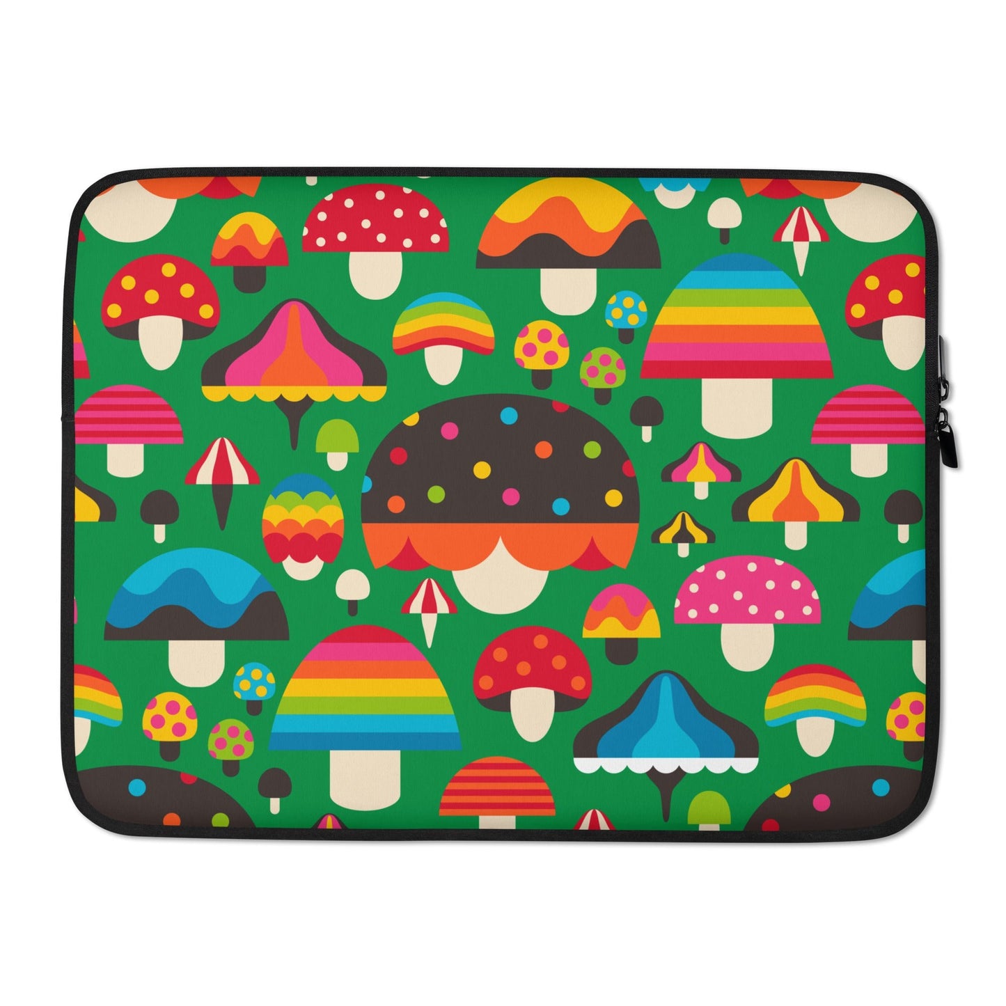 Laptop Sleeve - MUSHROOM MANIA green - SHALMIAK