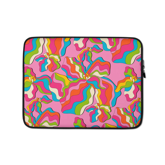 Laptop Sleeve - SASSY IRIS pink - SHALMIAK