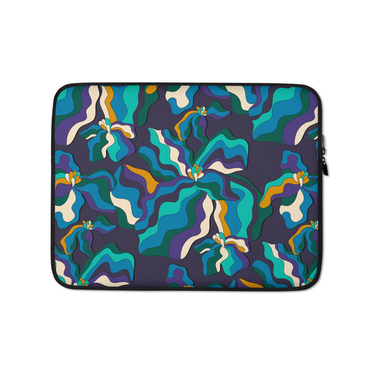 Laptop Sleeve - SASSY IRIS purple - SHALMIAK