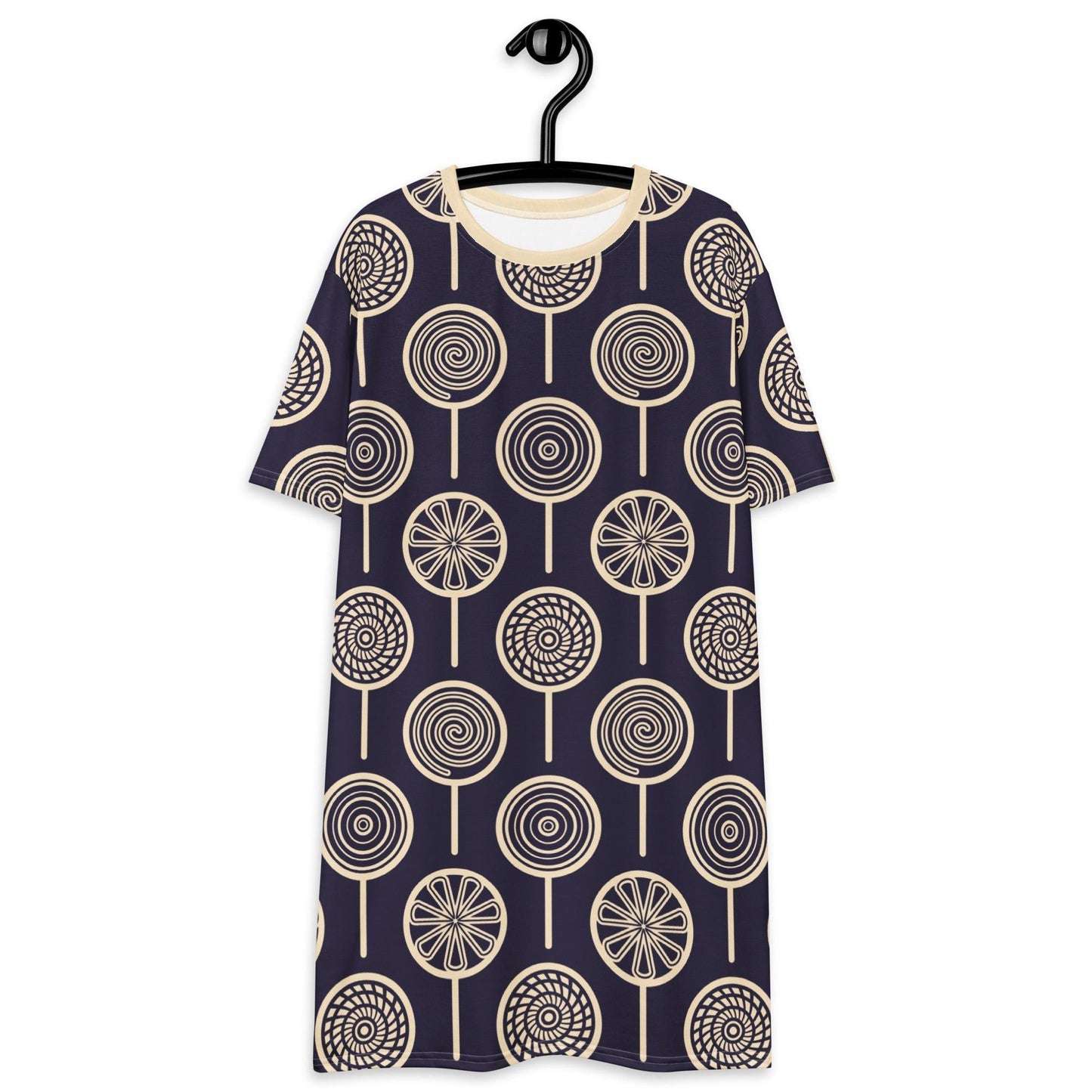 LOLLY darkblue - T-Shirt Dress - SHALMIAK