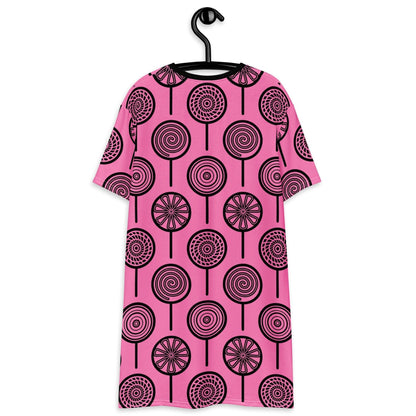 LOLLY pink - T-Shirt Dress - SHALMIAK