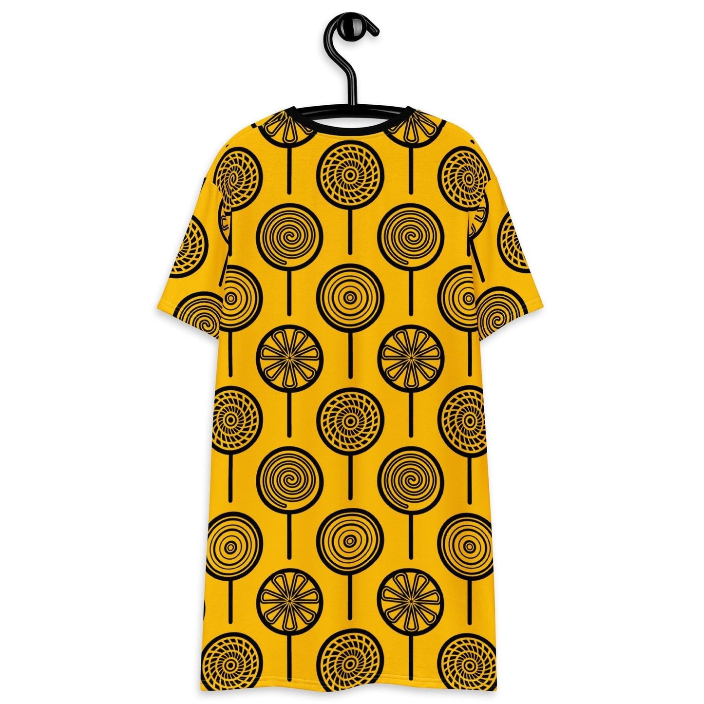 LOLLY yellow - T-Shirt Dress - SHALMIAK