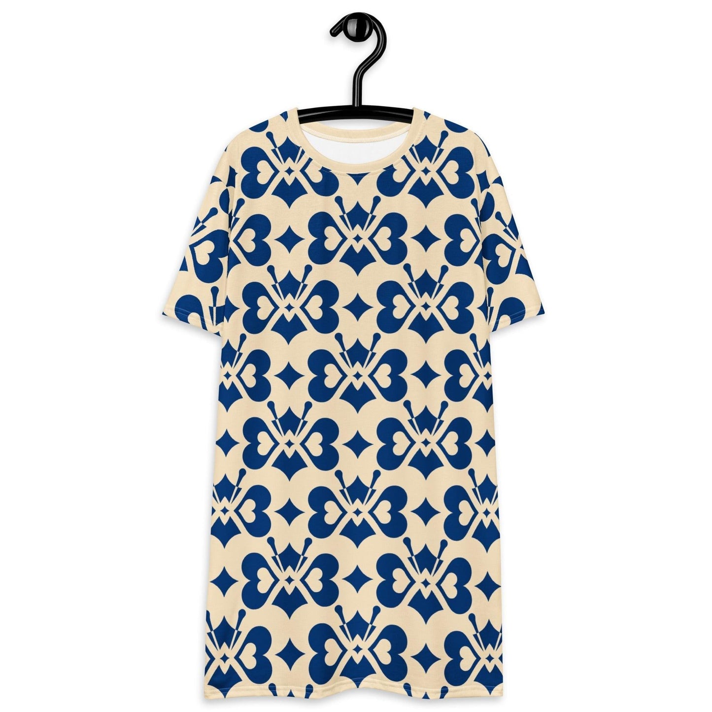 LOVE BUTTERFLY bluelight - T-Shirt Dress - SHALMIAK
