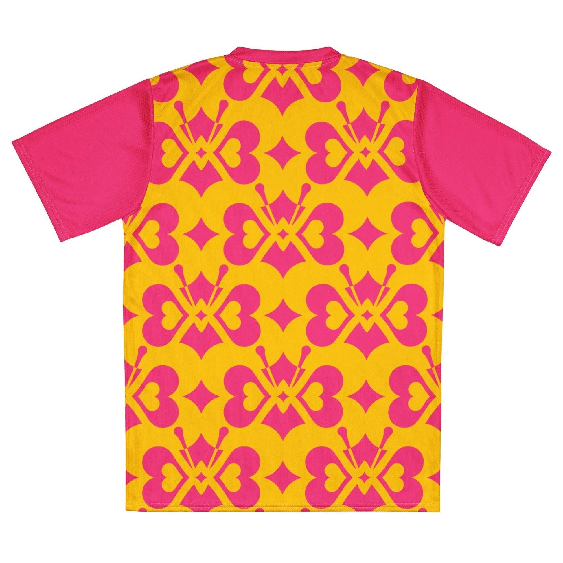 LOVE BUTTERFLY yellow pink - Sports Jersey - SHALMIAK