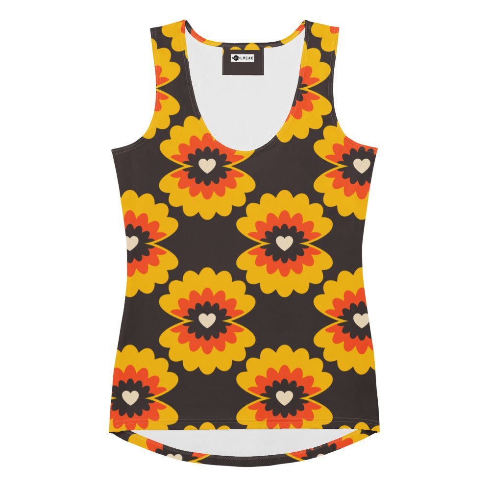 LOVE PEARL orange brown - Tank Top - SHALMIAK