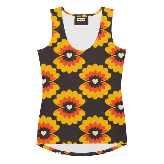 LOVE PEARL orange brown - Tank Top - SHALMIAK