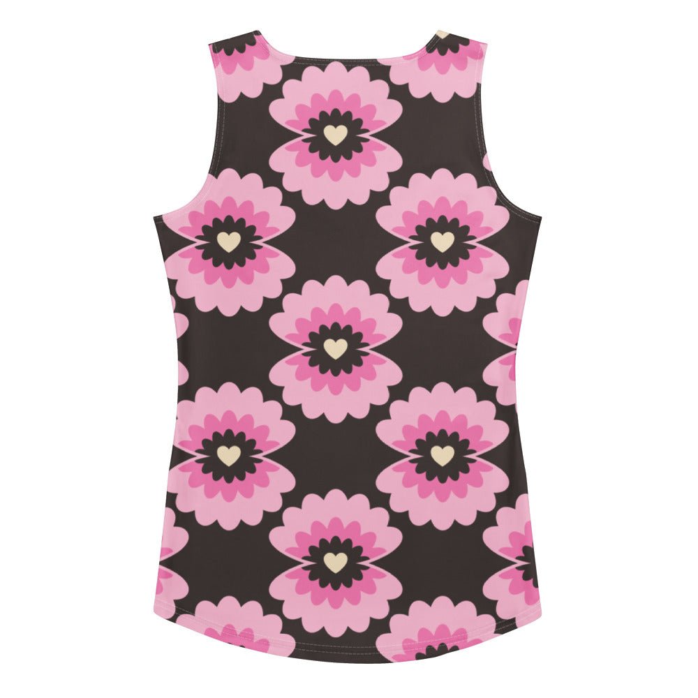 LOVE PEARL pink brown - Tank Top - SHALMIAK