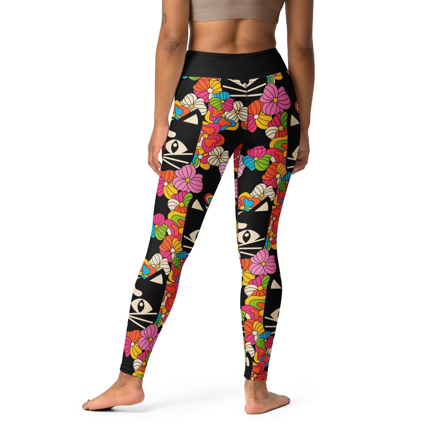 MAGICAT black - 2 - Yoga Leggings - SHALMIAK
