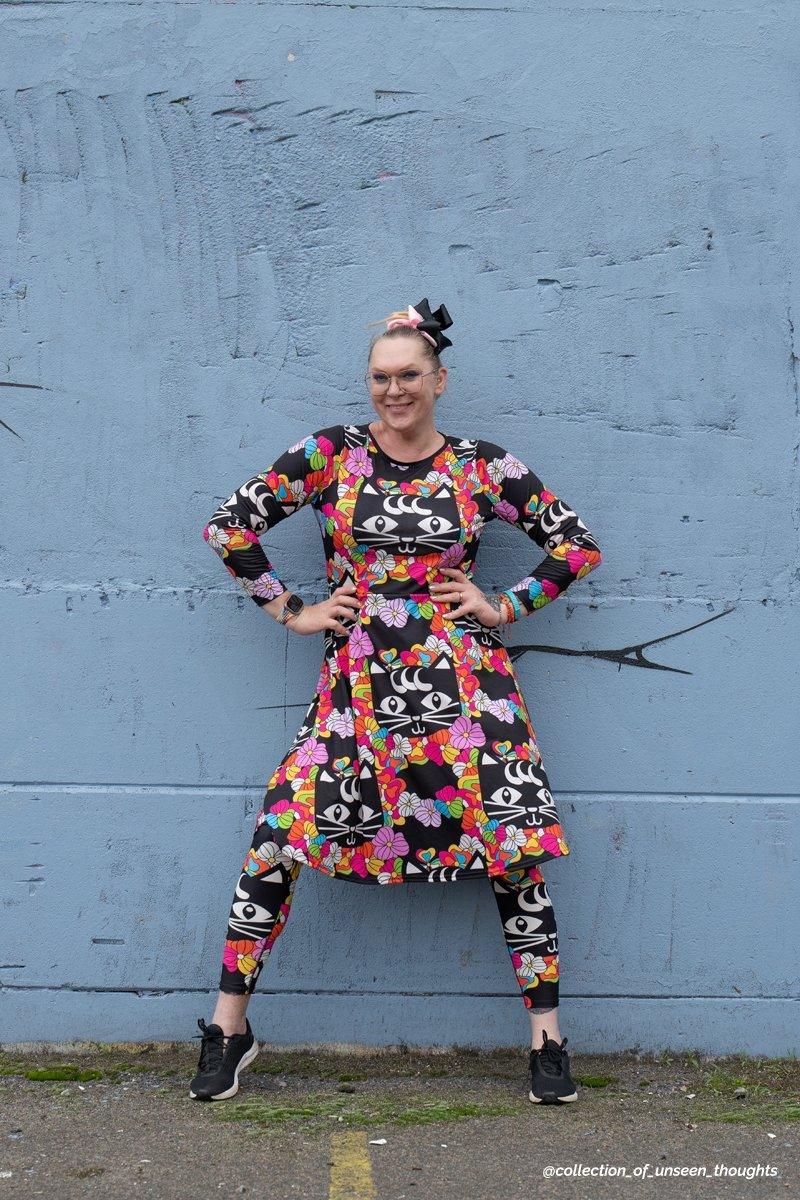 MAGICAT black - 2 - Yoga Leggings - SHALMIAK