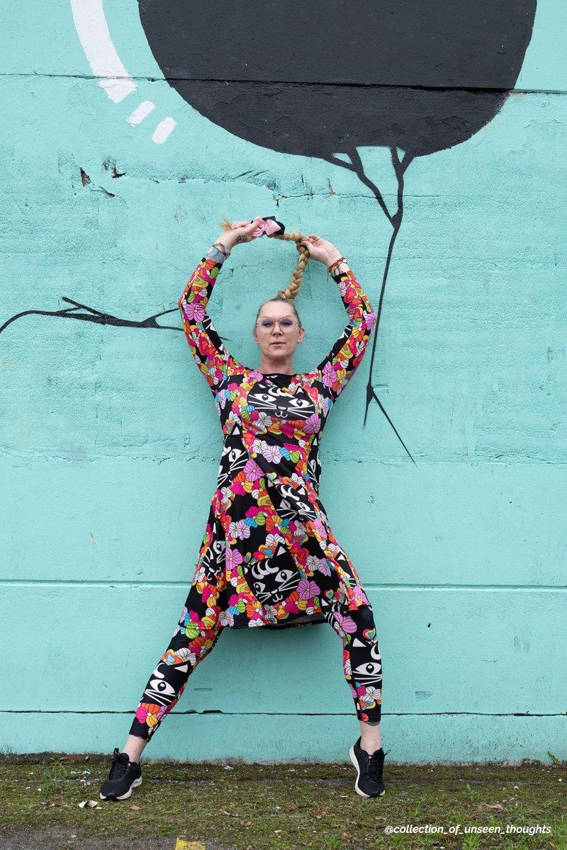 MAGICAT black - 2 - Yoga Leggings - SHALMIAK