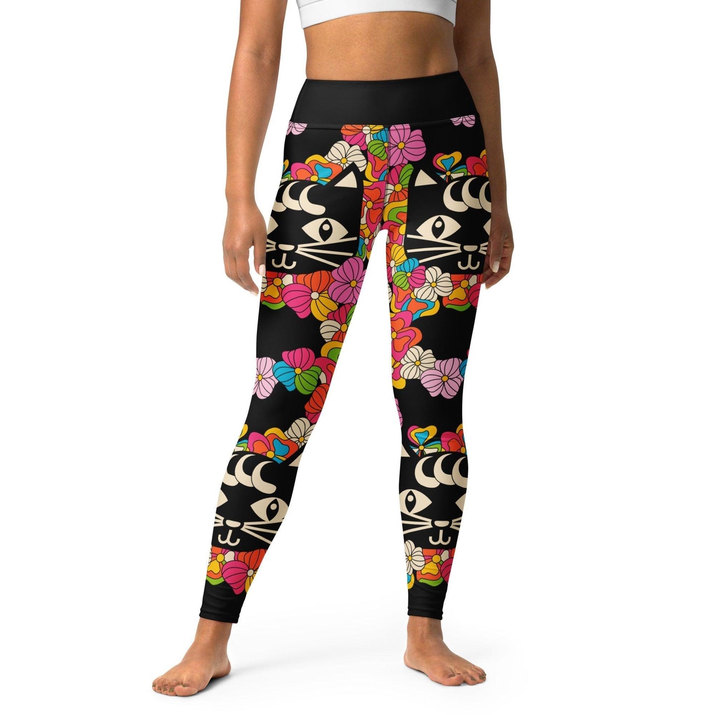 MAGICAT black - 2 - Yoga Leggings - SHALMIAK