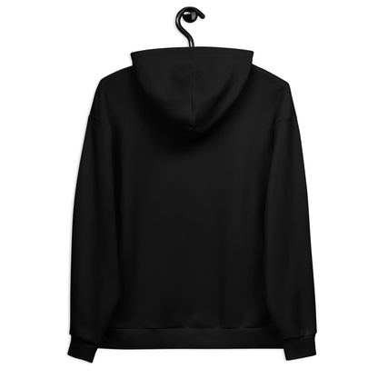 Hoodie - MAGICAT mystic (just cat) - Black cats and flowers print