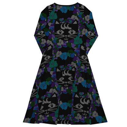 MAGICAT mystic - Midi Dress With Pockets - SHALMIAK