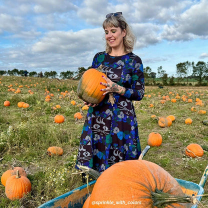 MAGICAT mystic - Midi Dress With Pockets - SHALMIAK