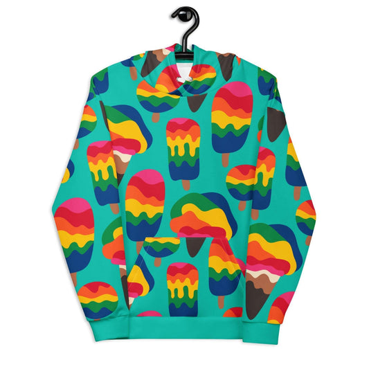 MANIC ICE mint - Hoodie - SHALMIAK