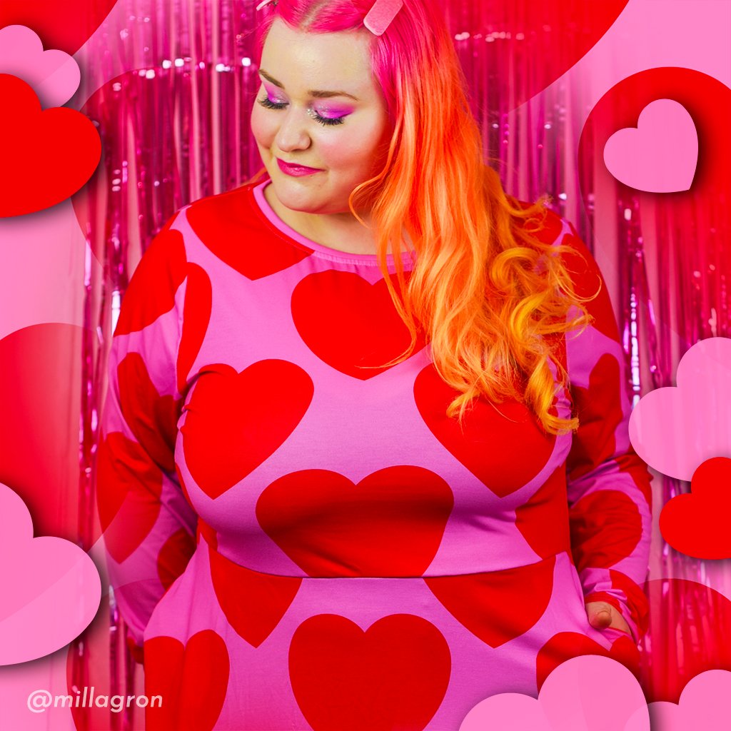 ELLIE LOVE red - Midi Dress With Pockets