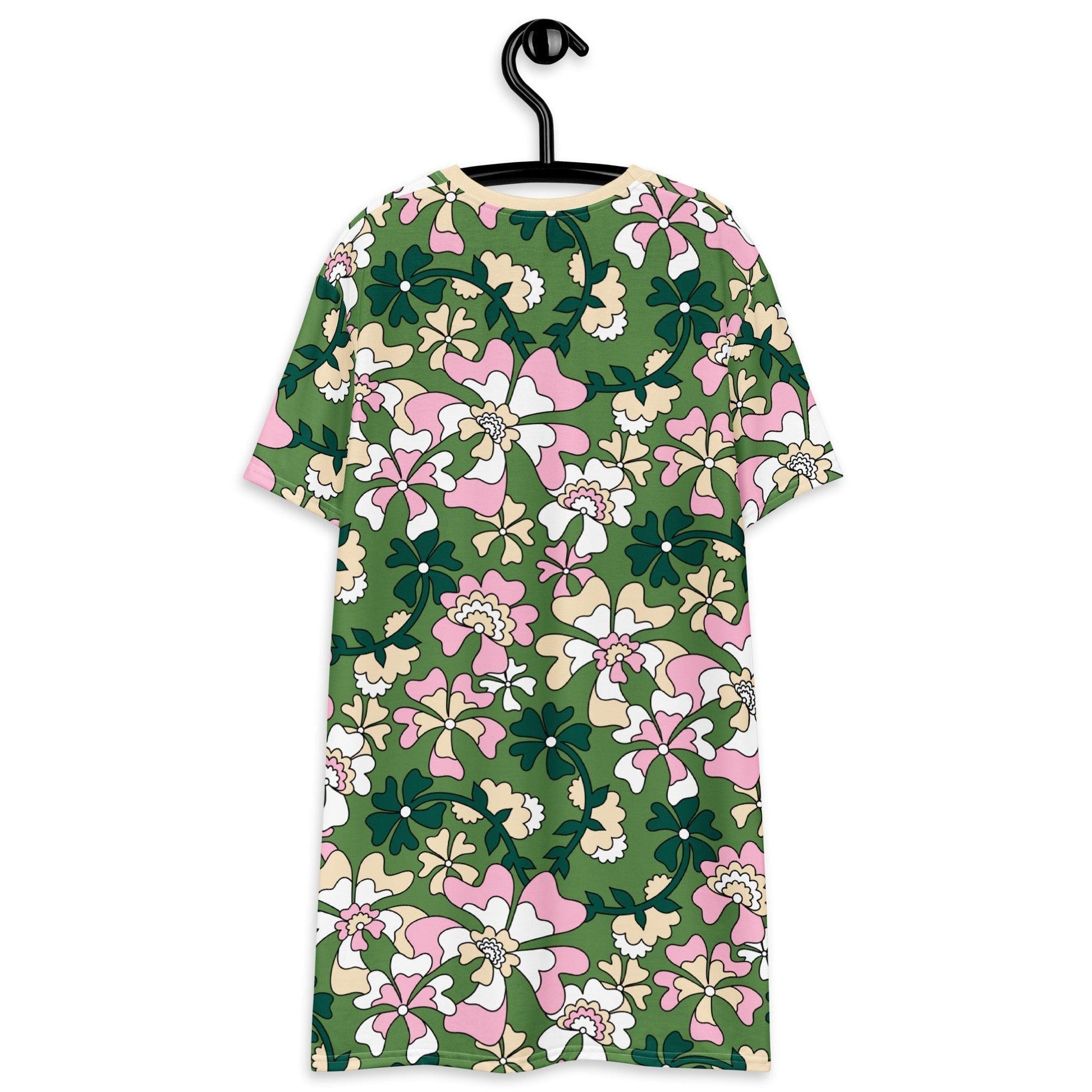 MISS PENNY green - T-Shirt Dress - SHALMIAK