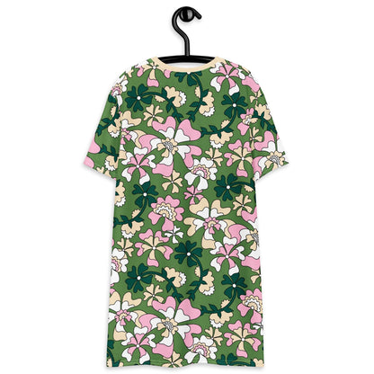 MISS PENNY green - T-Shirt Dress - SHALMIAK