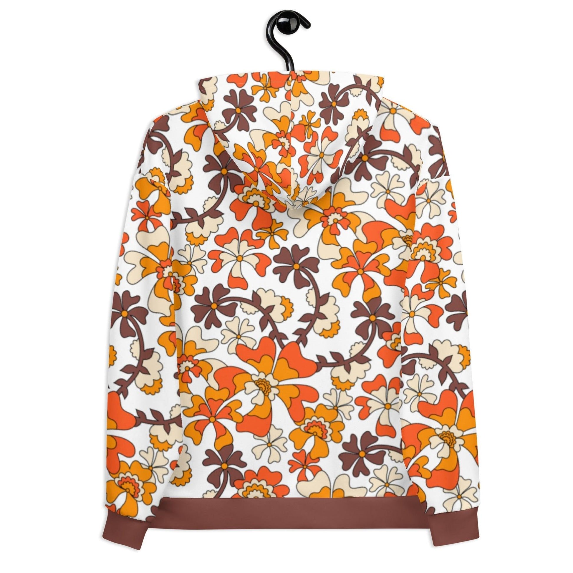 MISS PENNY orange white - Hoodie - SHALMIAK