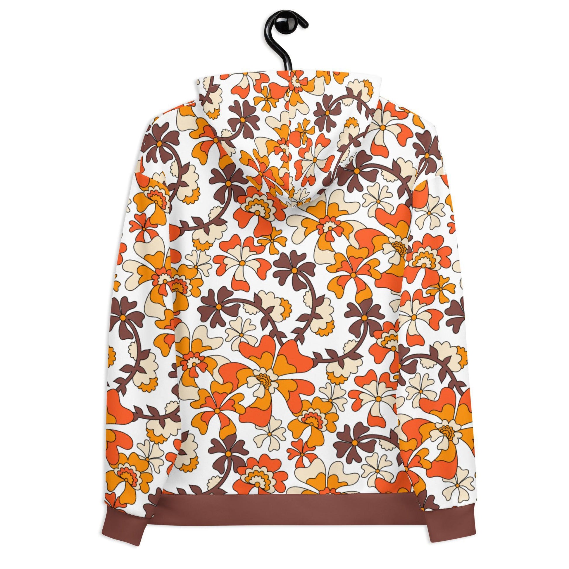 MISS PENNY orange white - Hoodie - SHALMIAK