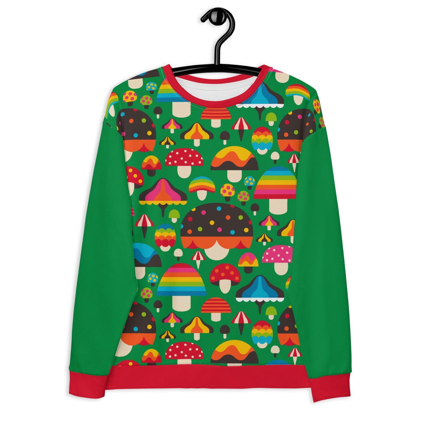 MUSHROOM MANIA green - Sweatshirt - SHALMIAK